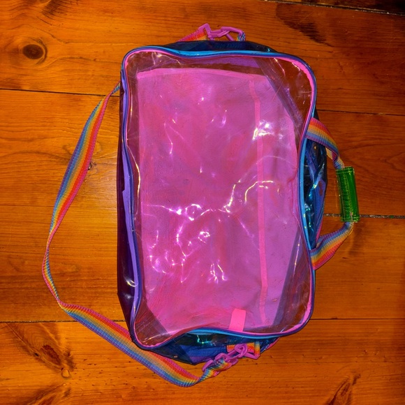 Vintage Lisa Frank Hummingbird Duffle Bag - Picture 2 of 5